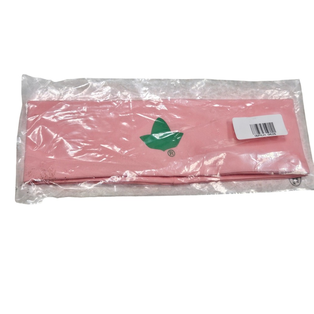 Alpha Kappa Alpha Headband Women OS Pink Green Ivy Leaf Sorority Greek Life D9